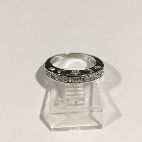 14k White Gold Diamond 💎 Wedding Band Ring 💍